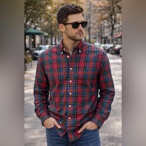 Ralph Lauren Men's Blake Multicolor Plaid Shirt Size Large